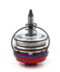 Heavy Duty Transmission Servo Cover Actuator Assembly with aluminum housing, red and blue accents, featuring precision seals.