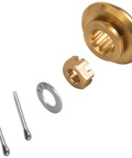 Outboard Propeller Installation Hardware Kit For 20 To 30HP Tohatsu And Nissan, 10 Spline Shaft, Includes Thrust Washer, Washer, Nut, And Cotter Pin