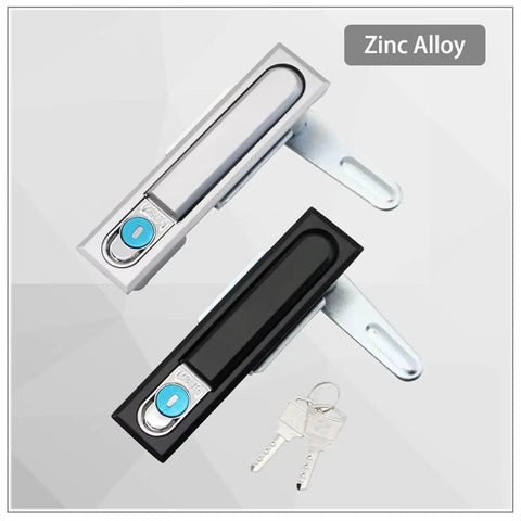 Sleek Matte Black Flat Lock Replacement Part In Zinc Alloy One Piece Built To Last Durable Lock Housing For Upgraded Security