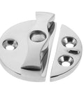 Rock Solid 45Mm Round Boat Latch Crafted From Marine Grade 316 Stainless Steel For Yacht And Rv Hatch Doors Serving Up Salt Water Resistance With Absolutely No Fuss, showing a polished round latch with mounting holes.