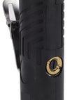 Handle of Professional 90 Degree Air Angle Die Grinder 12000 RPM Pneumatic Rotary Tool with rubber grip and air inlet.