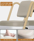 Comfortable highly elastic soft seat of a 25 Mile Range 4 Wheel Mobility Scooter For Adults And Seniors, featuring durable foam filling.