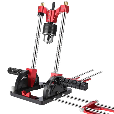 Portable Multi Angle Drill Guide For Precise Angled Holes, Adjustable 0 To 60 Degrees With Self Centering Pins, metal construction