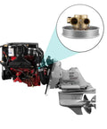 Direct Fit Raw Sea Water Pump With Upgraded Genuine Nsk Bearings And Solid Stainless Impeller For Volvo Penta Marine Diesels with engine assembly