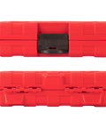 Red case of Half Inch Drive Deep Thin Wall Impact Flip Socket Set Six Piece With Case And Three Inch Extension Bar
