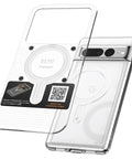 Fits Snug On Any Phone Case, Solid MagSafe Ring Plate Adapter For Wireless Charging displayed with clear installation guide.