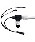 Heavy Duty Power Recliner Linear Actuator Motor Lift Chair Straight Swap Replacement With 120 mm Fit And 220 mm Stroke No Sweat Install Smooth Glide Upgrade top view showing motor and cables.