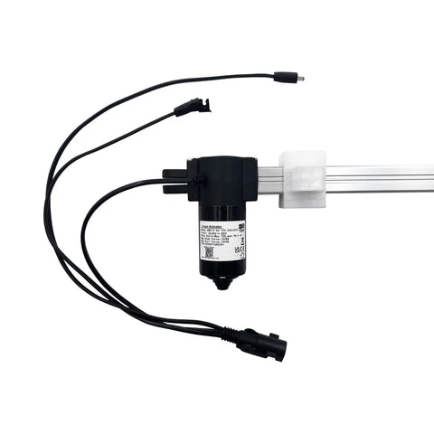 Heavy Duty Power Recliner Linear Actuator Motor Lift Chair Straight Swap Replacement With 120 mm Fit And 220 mm Stroke No Sweat Install Smooth Glide Upgrade top view showing motor and cables.