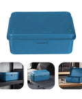 Heavy Duty Vintage Iron Tool Box For Home Garage Workshop, Built Tough Metal Storage Case with secure lid.