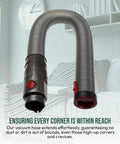Beefed Up Replacement Vacuum Hose Assembly For DC40 DC41 DC65 UP13 UP14 UP20 290AW Upright Vacuums shown on sofa
