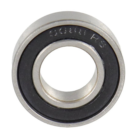 S688-2RS 8x16x5mm ABEC-5 Precision Stainless Steel Ball Bearings Double Rubber Sealed Low Noise High Speed, front view.