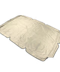 Beige Outdoor Swing Canopy Top Replacement Cover For Porch And Patio Yard Chair, Easy Fit No Fuss Weatherproof Dustproof Shield Keeps Your Swing Roof Dry And Protected Replacement Part For Worn Covers
