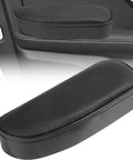 Premium Door Armrest Support Pad for Dodge Ram Promaster 2014 2026 Elbow Rest Cushion in black textured material.