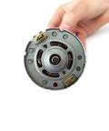 Top Tier 775 Dc Gear Motor With Knockout 80 Kilogram Centimeter Torque And Battle Tested 5 To 500 Rpm Adjustability showcases motor end view.
