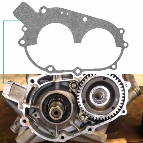 Heavy Duty Water Pump Gasket Seal Rebuild Kit For Polaris Trail Boss 350L And Sportsman 400 Two Stroke Atv Replacement Parts showing gaskets and inner pump components.