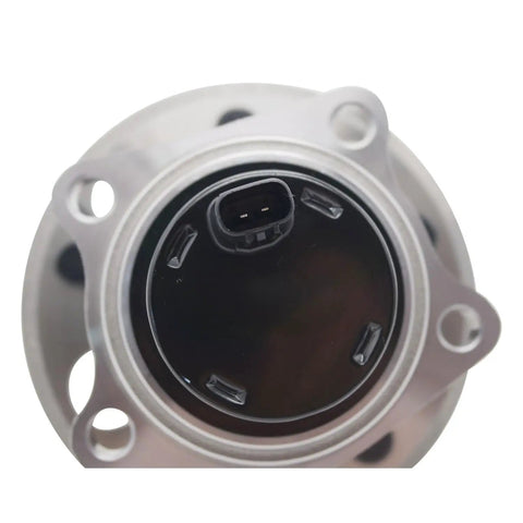 Rock Solid Rear Wheel Bearing And Hub Assembly Knockout Direct Fit sensor plug view for left or right side installation.