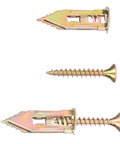 40 Pack Self Drilling Drywall Anchors With Screws Kit Carbon Steel Expansion Anchors Toggle Bolts For Picture Frames Shelves Cabinets
