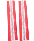 Two Pack Self Adhesive Piano Hinge Transparent Plastic Butt Long For Piano Projects, clear red stainless steel hinges