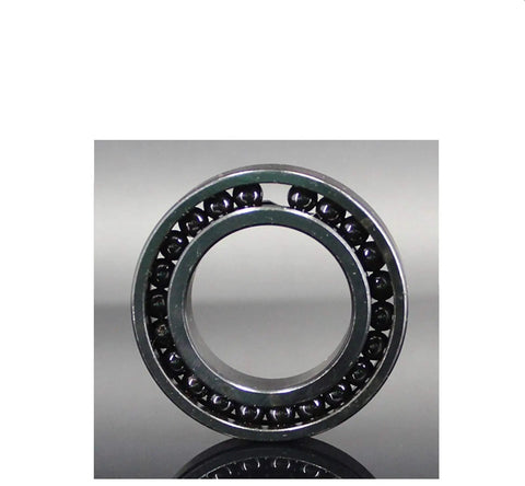 Heavy Duty High Heat Full Ball Bearing Model TB6210 size 50x90x20 mm with black balls and metal casing.