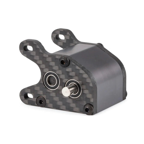 Ultra Light Dual Motor Transmission Dig Overdrive Gearbox With Slipper Pad for 1/10 RC Crawler, aluminum case, carbon fiber motor plate
