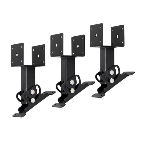 Built Like A Tank Adjustable Roof Riser Brackets That Swivel To Nail Any Pergola Pitch for easy setup, set of 3 durable steel brackets.