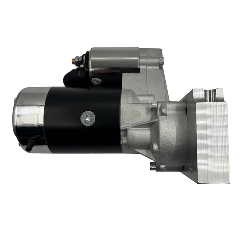 High Torque Starter For Chevy Small Block 350 Engine 12V 2.2Kw beefy mini motor with gritty raw grip, direct bolt in design.