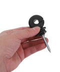 Screw-In Wire Insulators For Wood Posts Sun Resistant 51 Pack With Socket Tool, Tough As Nails Electric Fence Clips For Cattle Fencing, Rainproof And High Holding Power For Large Farms, black screw-in wood post insulator with metal screw