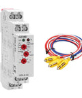 Two Or One Level Control Mode Liquid Timer Relay With Sensor 1SPDT Output Adjustable Delay 0.1 To 10 Seconds shown with wiring
