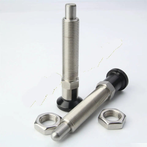 M16 Indexing Plunger Shop Grade Self Locking Reset Pin Featuring A Rock Solid Stainless Steel Spring And Comfort Grip Aluminum Knob for setup