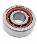 Rock Solid Single Row Angular Contact Ball Bearing Featuring Hella Precise Abec 5 Rating With A Slick 5 mm Inside Dimension And Flawless 14 mm Outer Size For Smooth High Speed Machinery Tasks - Close-up view of the bearing showing its components.