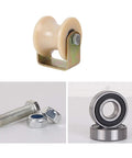 Heavy Duty Nylon Arc Track Rollers That Roll Like Butter With Precision Bearings For Smooth Gliding Sliding Gate Wheels and rugged industrial caster replacements.
