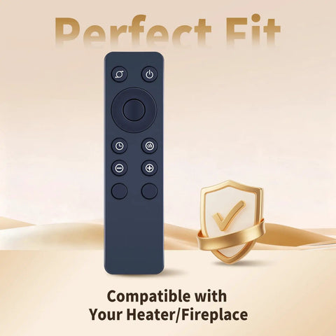 Top Shelf Replacement Remote Control For Lasko Heater Fan CT22445, black, ergonomic design, compatible with heaters.