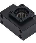 Top Tier Ball Screw End Support Kit Made From Heavy Duty Carbon Steel Bearing Block For SFU1605 And SFU1204 Models, black