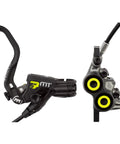MT7 Hydraulic Disc Brake System With 1 Finger Lever Left Or Right 2200 Mm Cable Forged 4 Piston Caliper With MagnetiXchange Pad Change