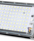 JUDYSSY Security Lights Outdoor Reflector Led Floodlight Outdoor Flood Light S with 100 LED bulbs and waterproof housing.