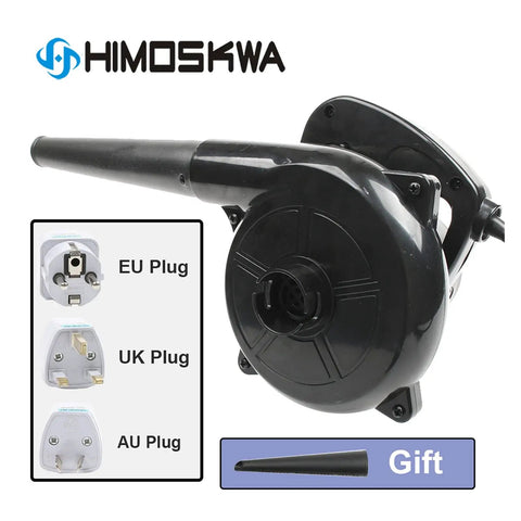 Powerful 1000W Electric Hand Blower For Computer Keyboards And Household Dust Removal High Speed Airflow Compact Portable Cleaning Setup No Sweat Grime Eraser Tool with various plug options.