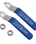 Stainless Steel Ball Valve Handle DN20 Water Valve Lever For Outdoor Faucet Replacement Kit 6 x 10 mm Anti Slip Ergonomic Grip