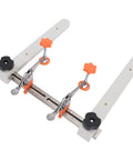 Heavy Duty Universal Draw Slide Guide Jig For Router Templates With Magnetic Quick Fix System, precision alignment jig with clamps.