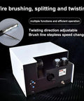 Qugurlid Automatic Wire Twisting Machine High Speed Cable Cutting And Stripping Tool equipped with adjustable twisting direction.