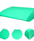 Heavy Duty Green Abs Weather Resistant Ev Charger Station Protection Box with Rock Solid Sun Shield, top view.