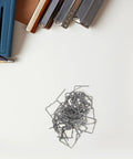 Tough as Nails Plastic Welding Rods and Hot Melt Staples Kit with 100 Pieces of 0.8 mm Auto Bumper Repair Wire for Lamp Holders, silver staples.