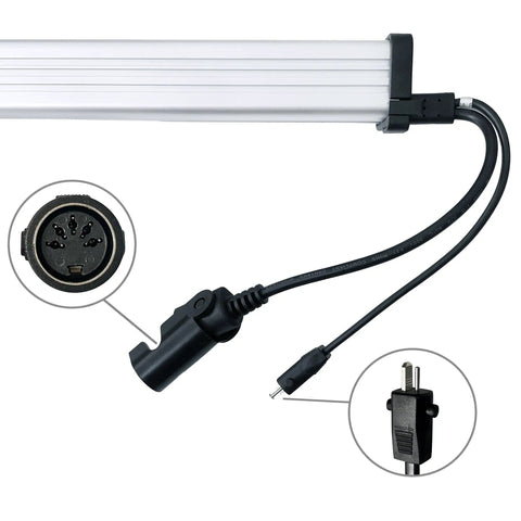 Rock Solid Heavy Duty Linear Actuator Motor Compatible With Power Recliner Lift Chairs KDPT005-144 Replacement wiring and connectors