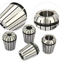 Rock Solid 8 Pack ER32 Balance Collet Chuck Set Built Tough With Manganese Steel Spring Collets to squash vibration and dial in runout.