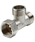 Heavy Duty Half Inch Brass T Adapter Valve Easy Peasy Bidet Sprayer And Shower Hose Splitter Diverter Fixture
