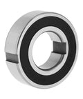 Top Shelf Sprag Clutch One Way Bearing With Precision Keyway Slot For Instant Lockup And Zero Drag Freewheel Action Built Legit Out Of Heat Treated Steel To Handle Daily Grind Without Quitting, showing a sleek black and silver design.