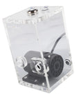 Jiawu 850Ml Computer Water Pump Reservoir Combo featuring transparent acrylic construction and integrated circulation pump.