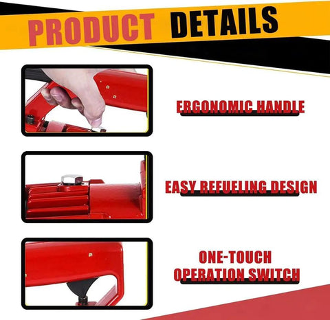 Product details of Powerful Electric Hydraulic Rebar Cutter With 1250W And 1700W Copper Coil Motor showing ergonomic handle
