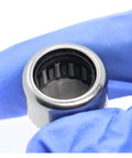 Top Shelf Needle Bearings 12X18X12mm 10 Pack Drawn Cup Roller Bearings pre-lubricated view of interior for machinery use.