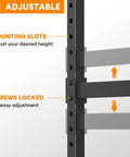 Heavy Duty Lumber Storage Rack Wall Mount With Steel Shelves And Wall Organizer adjustable mounting slots detail