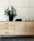 10 Pack Brushed Gold Half Moon Cabinet Pulls With 5 Inch Hole Centers 128mm Zinc Alloy on dresser drawers and doors